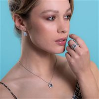 Anello Artlinea Donna in Oro bianco Acquamarina AD668/AC-LB - AD668/AC-LB